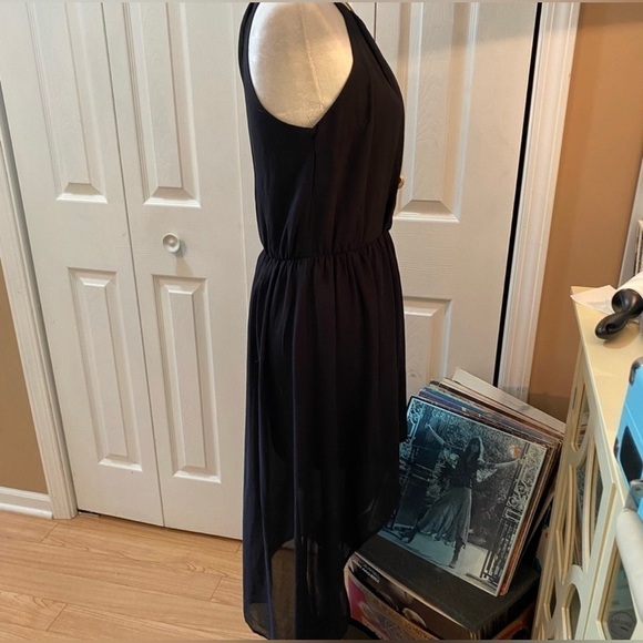 Doe & Rae High Low Halter Dress Size Small Sage Green - Picture 8 of 12